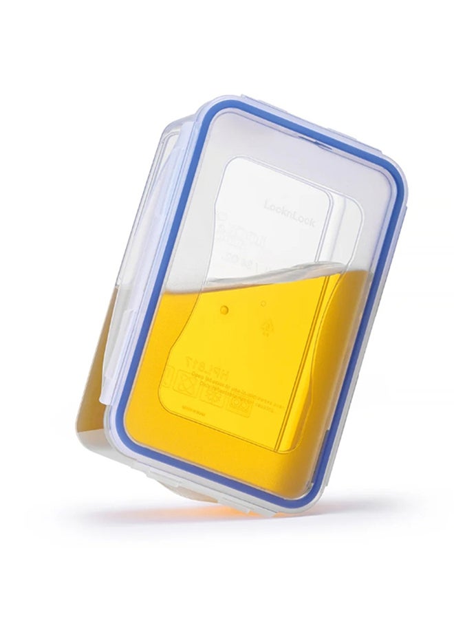 LocknLock Rectangular Food Storage Container 600ml , Airtight Leakproof Lid, BPA-Free, Microwave, Freezer & Dishwasher Safe, Space-Saving Container for Meal Prep & Leftovers - Image 3