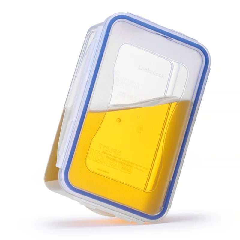 LocknLock Rectangular Food Storage Container 600ml , Airtight Leakproof Lid, BPA-Free, Microwave, Freezer & Dishwasher Safe, Space-Saving Container for Meal Prep & Leftovers - Image 2