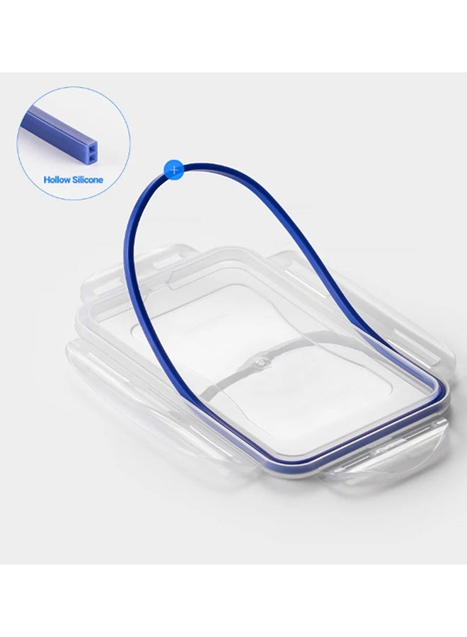 LocknLock Rectangular Food Storage Container 600ml , Airtight Leakproof Lid, BPA-Free, Microwave, Freezer & Dishwasher Safe, Space-Saving Container for Meal Prep & Leftovers - Image 5
