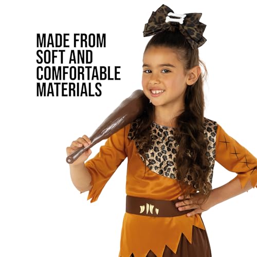 Fun Shack Stone Age Costume Boys Brown Caveman Kids Historical Halloween Costumes for Boys Large - Image 3