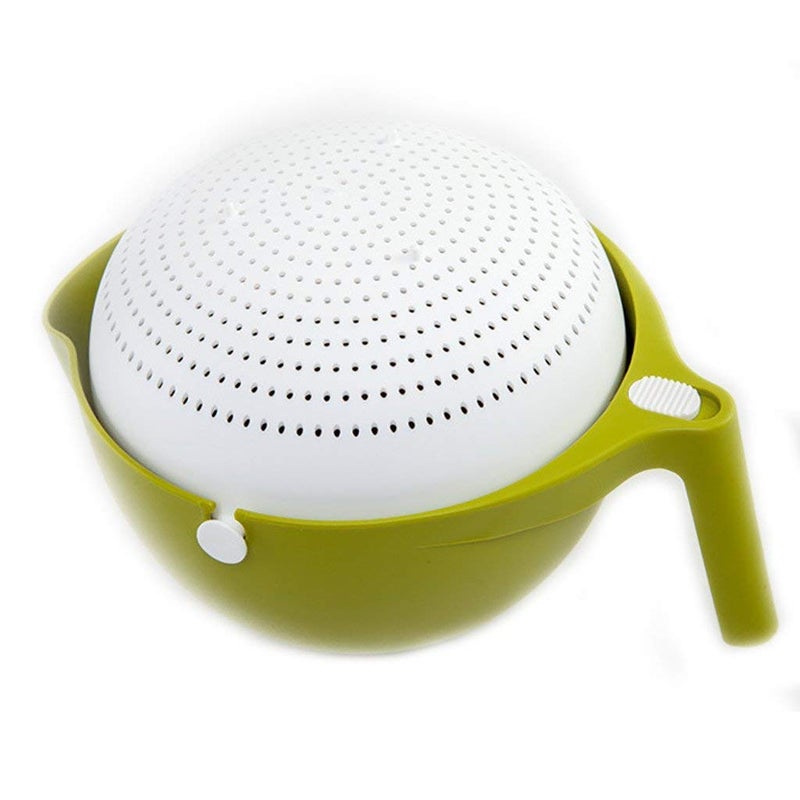 XIBO Double Drain Basket Bowl for Washing Kitchen Strainer Noodle Vegetable Fruit Storage Sink Drainer Bowl - Image 5
