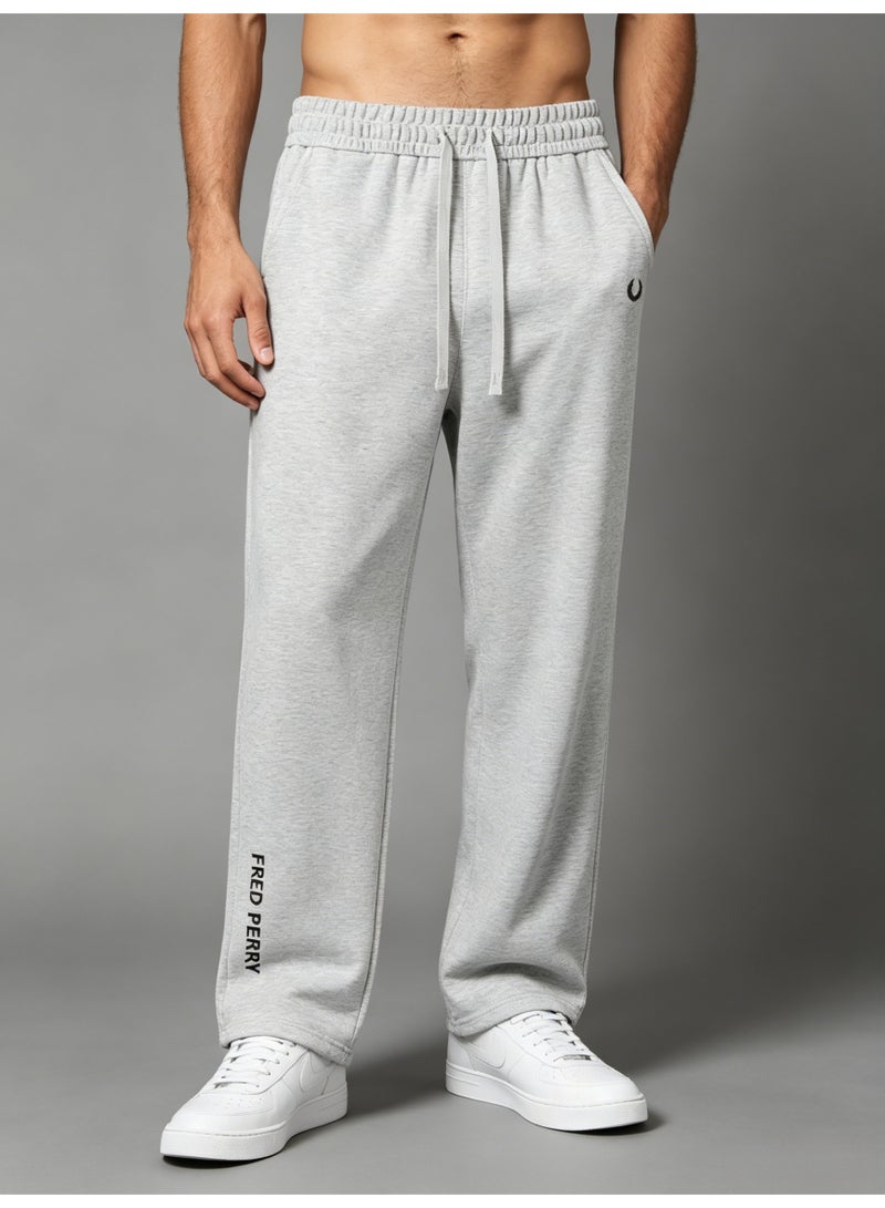 Fred Perry wheat ear stereo LOGO straight wide-leg pants for men and women with loose casual drape sweatpants. - Image 5