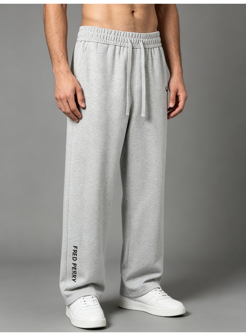 Fred Perry wheat ear stereo LOGO straight wide-leg pants for men and women with loose casual drape sweatpants. - Image 3