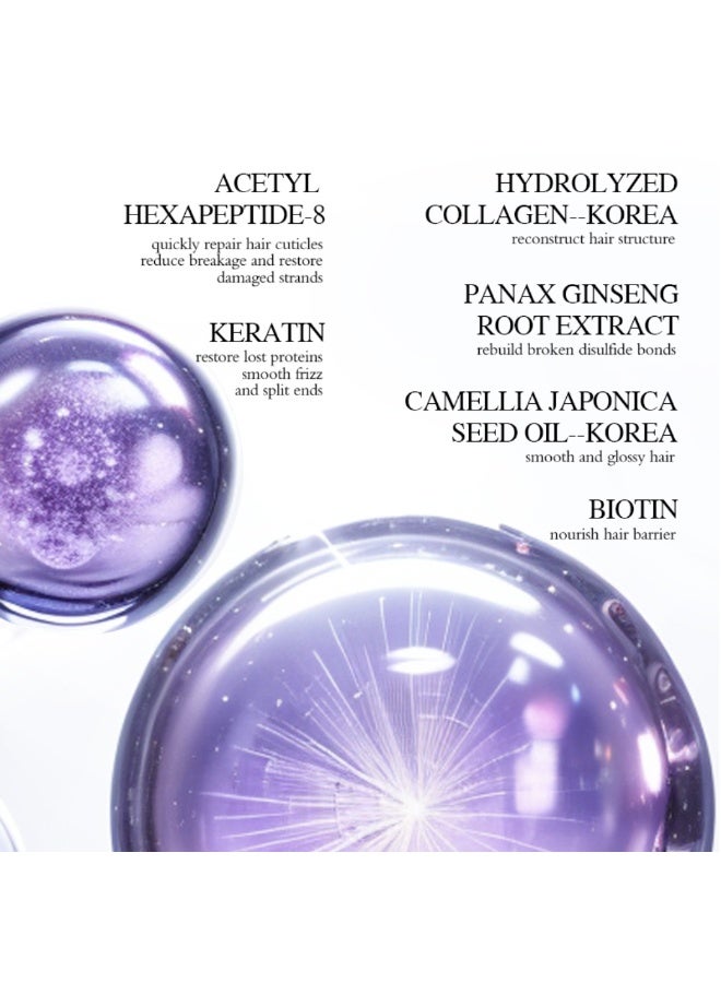 Kormesic كريم الشعر بالكرياتين والبوتوكس 500 جرام - كريم معالجة مرطب ومغذي مع كرياتين البوتوكس والكولاجين يقلل من التكسر والتقصف ويعيد القوة ويعالج الشعر الجاف والتالف. - Image 5