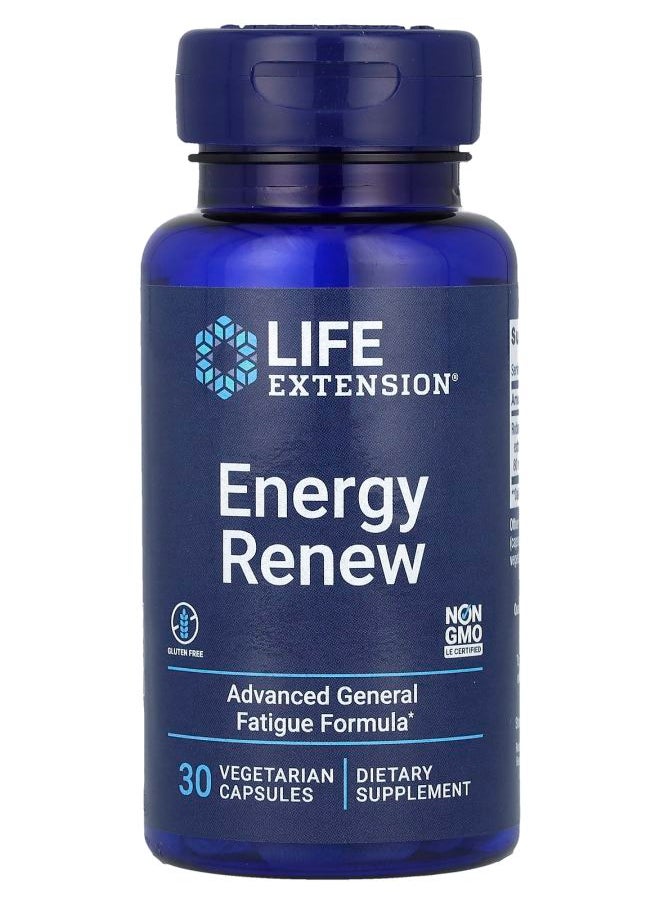 Life Extension Energy Renew 30 Vegetarian Capsules 