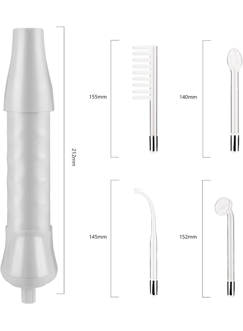 عصا وجه عالية التردد 4 في 1 محمولة وعالية التردد لتدليك الوجه والعين - Image 3