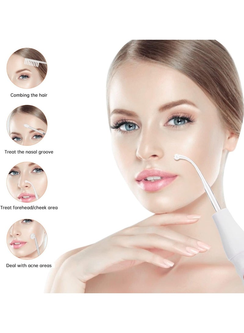 عصا وجه عالية التردد 4 في 1 محمولة وعالية التردد لتدليك الوجه والعين - Image 4