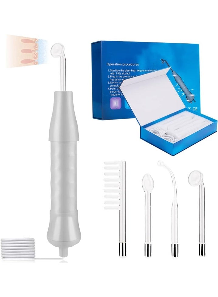 عصا وجه عالية التردد 4 في 1 محمولة وعالية التردد لتدليك الوجه والعين - Image 1