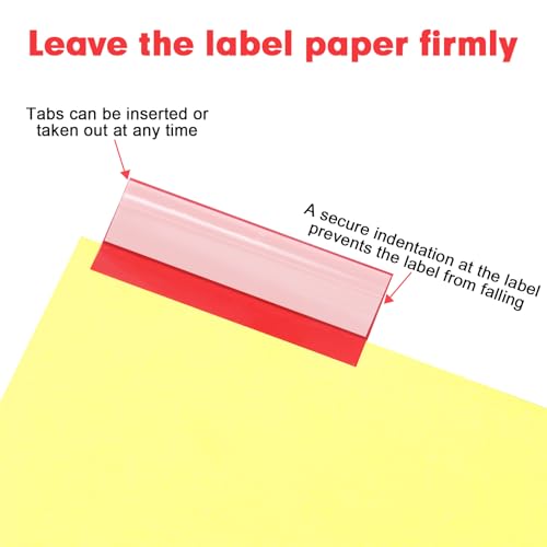 PANDRI Binder Divider, PANDRI 120 Pack Binder Index Dividers with 5 Insertable Multicolor Big Tabs, Letter Size Paper Binder Divider for School Office Home Business - Image 3