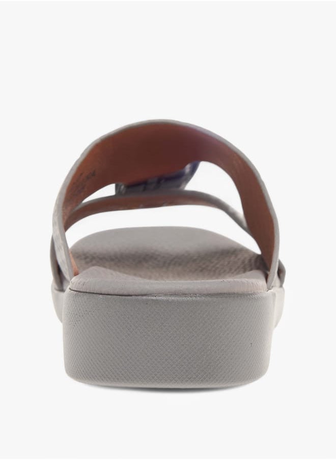 LBL by Shoexpress Boys Buckle Accent Slip-On Arabic Sandals  - Image 4