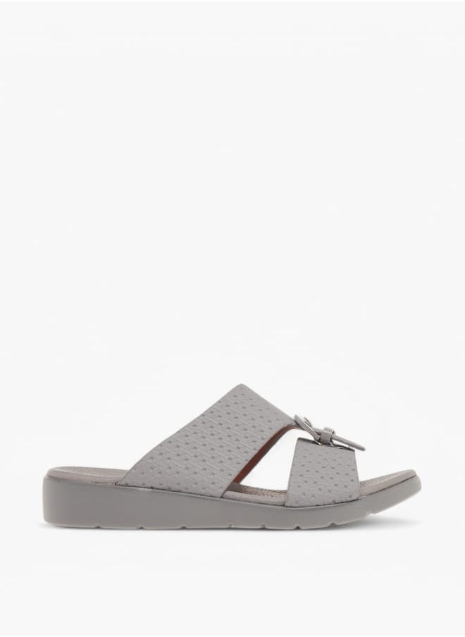 LBL by Shoexpress Boys Buckle Accent Slip-On Arabic Sandals  - Image 1