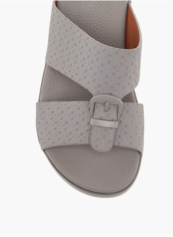 LBL by Shoexpress Boys Buckle Accent Slip-On Arabic Sandals  - Image 3