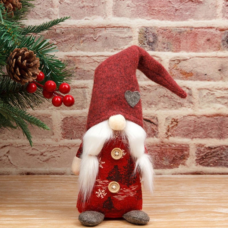 GALPADA 3pcs Standing Faceless Doll Ornaments Christmas Decor Cloth Dolls with Lovely Appearance for Family Friends Decoration and Holiday - Image 5