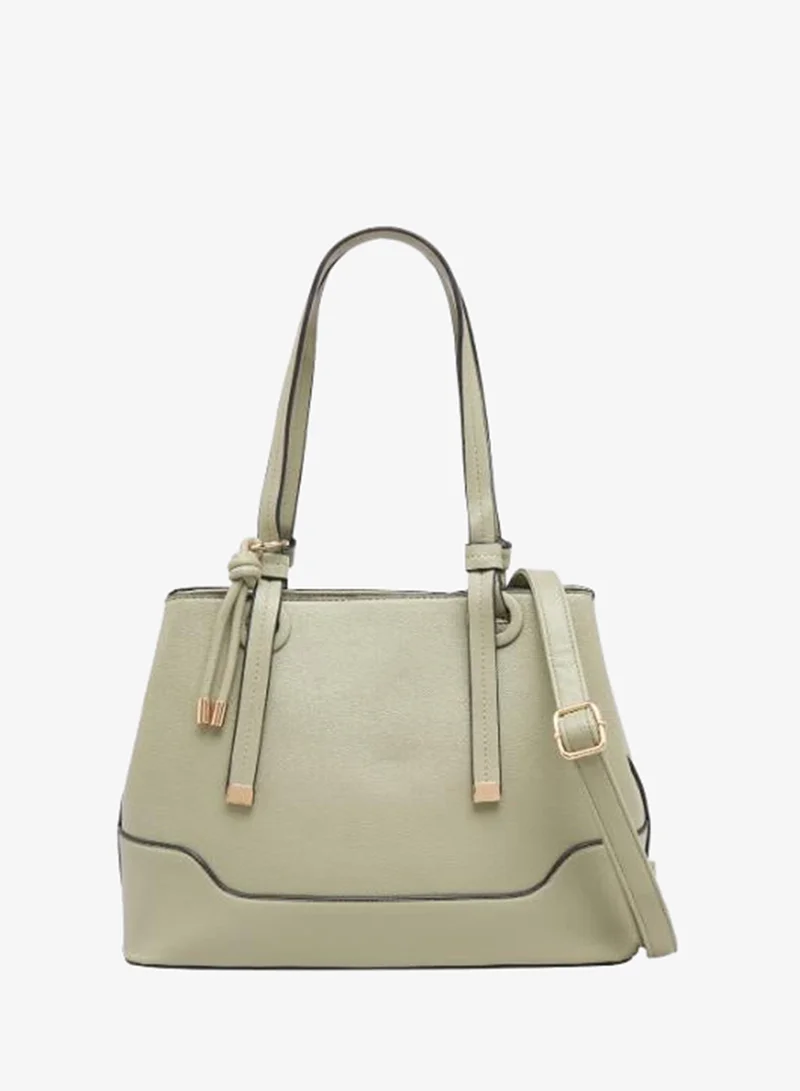 Sasha Sasha Textured Tote Bag with Detachable Strap