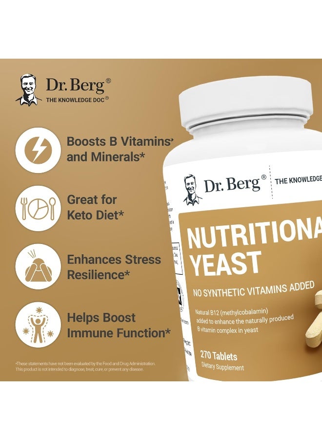Dr. Berg Nutritionals Dr. Berg's Nutritional Yeast Tablets - Image 3