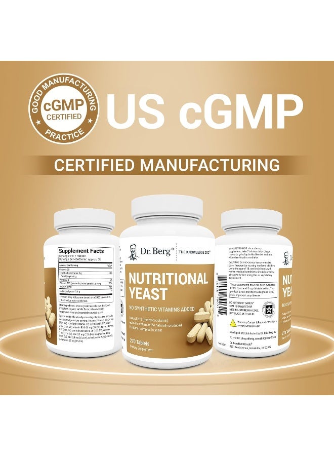 Dr. Berg Nutritionals Dr. Berg's Nutritional Yeast Tablets - Image 5