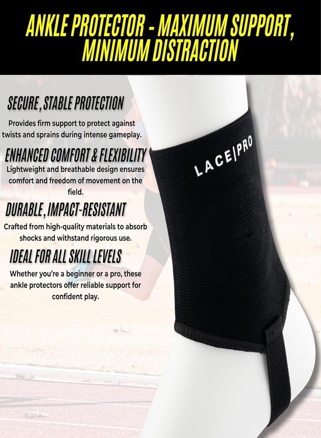LACE|PRO Ankle Guards for Soccer - Ankle Support for Soccer & Football - Flexible Ankle Guards for Athletes - Soccer Ankle Protector - Unisex Ankle Pads for Protection & Support (Large) - Image 5