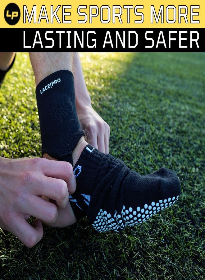 LACE|PRO Ankle Guards for Soccer - Ankle Support for Soccer & Football - Flexible Ankle Guards for Athletes - Soccer Ankle Protector - Unisex Ankle Pads for Protection & Support (Large) - Image 2