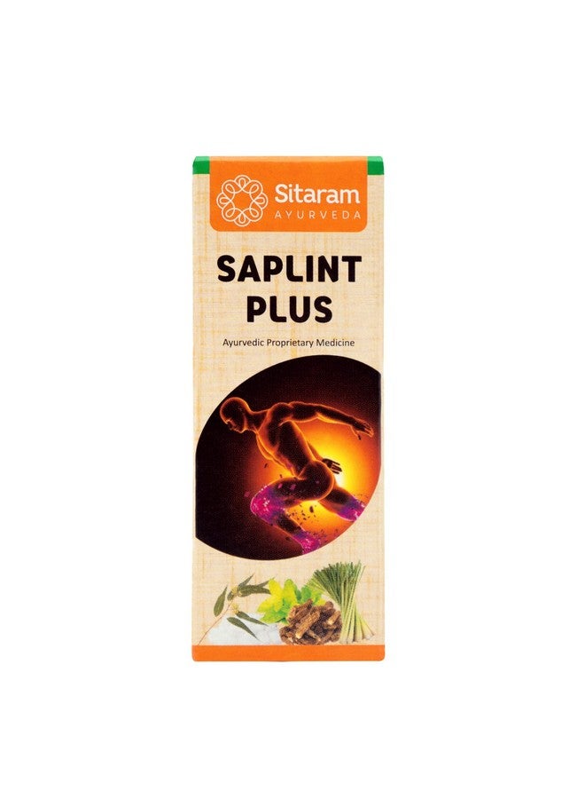 Sitaram Ayurveda Saplint Plus Non-Greasy Stain-Free Kerala Ayurvedic Pain Relief Oil 30ml | Ayurvedic Knee, Back & Joint Pain Relief Liniment | Instant Relief From Back Pain, Knee Pain & Joint Pain - Image 3