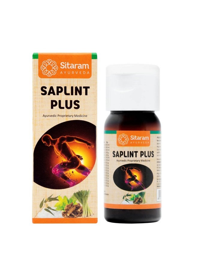 Sitaram Ayurveda Saplint Plus Non-Greasy Stain-Free Kerala Ayurvedic Pain Relief Oil 30ml | Ayurvedic Knee, Back & Joint Pain Relief Liniment | Instant Relief From Back Pain, Knee Pain & Joint Pain - Image 2