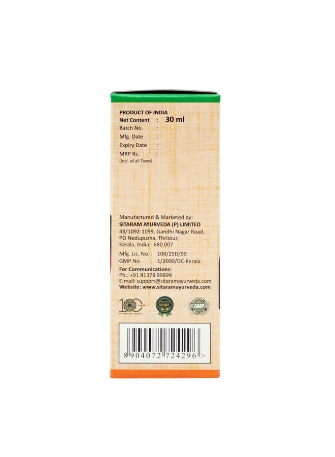 Sitaram Ayurveda Saplint Plus Non-Greasy Stain-Free Kerala Ayurvedic Pain Relief Oil 30ml | Ayurvedic Knee, Back & Joint Pain Relief Liniment | Instant Relief From Back Pain, Knee Pain & Joint Pain - Image 4