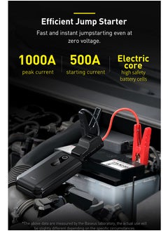 Baseus Baseus Super Energy Air Series Car Jump Starter (10000mAh, 1000A Peak Current) – Cluster Black  - Image 4