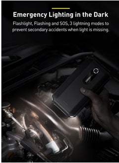 Baseus Baseus Super Energy Air Series Car Jump Starter (10000mAh, 1000A Peak Current) – Cluster Black  - Image 5