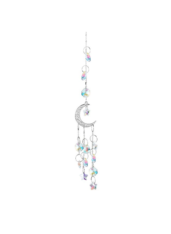 Hanging Pendant Ornament, Silver and Gold Moon Star Crystal Window Decor, Romantic Home Decoration, Exquisite Crystal Pendant to Add a Dreamy Atmosphere - pzsku/Z1C049775DB3B99F9818EZ/45/_/1735030285/caebded7-6647-435e-b2f8-3807d9d9eff6