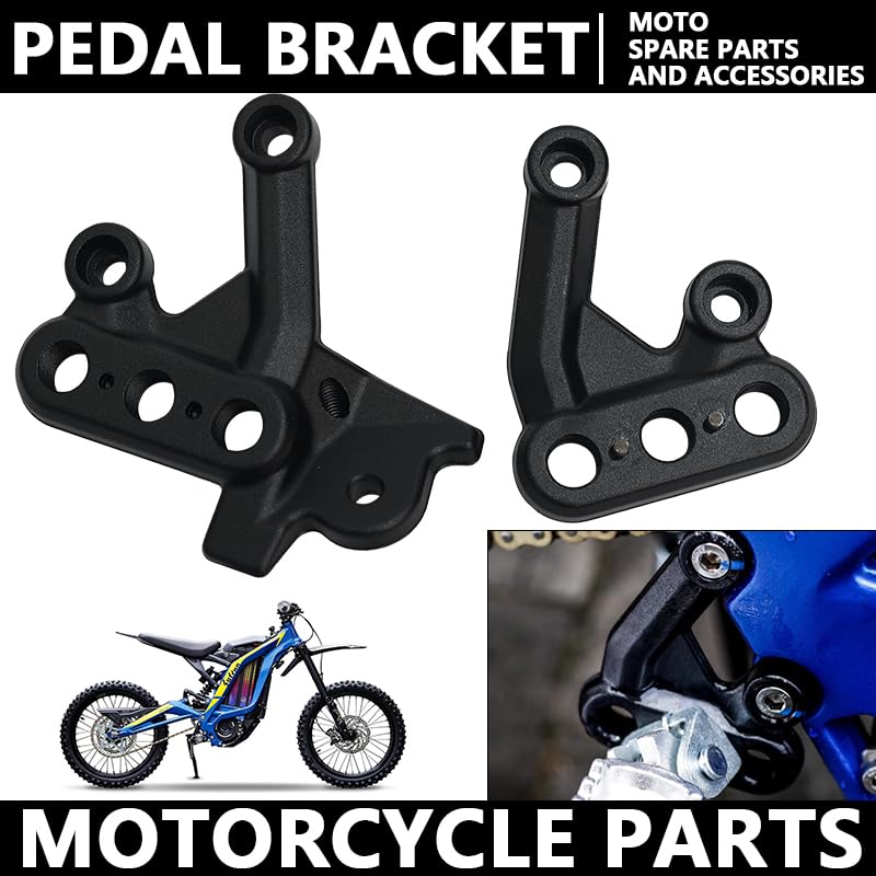 MIYAALLN Motorcycle Footbracket Sur Ron Foot Pegs Bracket CNC Billet T66061 Aluminum Dirt Bike Foot Rest Bracket For Light Bee SurRon XS - Image 3