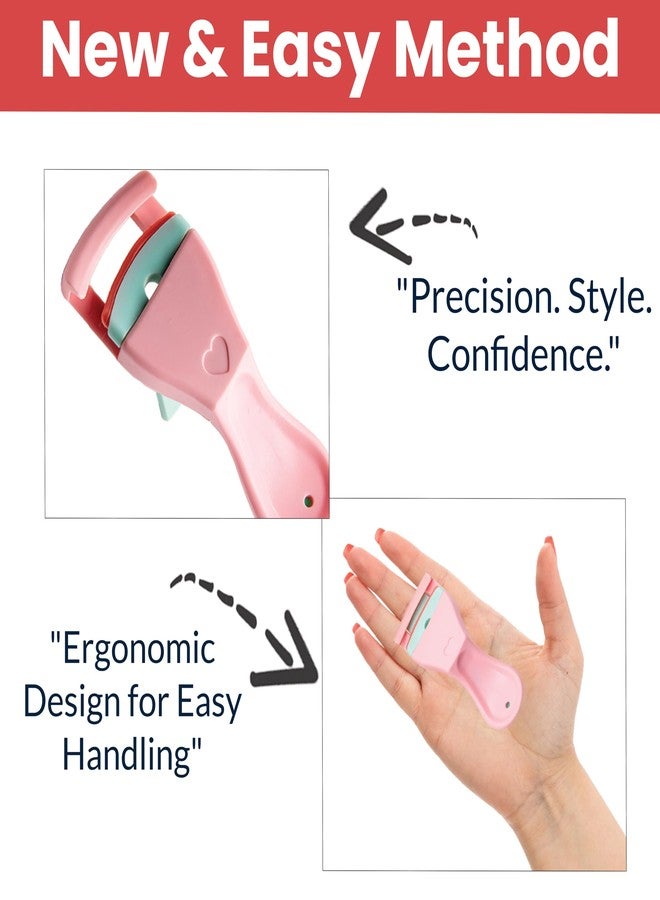 TEMPERIA (1pc) Eyelash Curler for Women - Professional Eye Lash Curler - Eye Makeup Tools Accessories - Creates Eye-Opening & Lifted Lashes (HE656) - Image 4