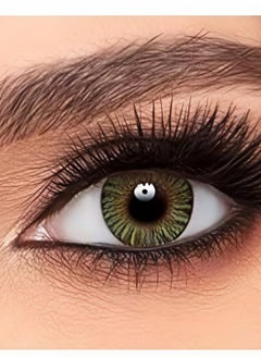 FRESHLOOK Colorful Daily Fresh Lock Lenses Played From 10pcs Attractive Green Color For Single Use Without Force Correction  - Image 1