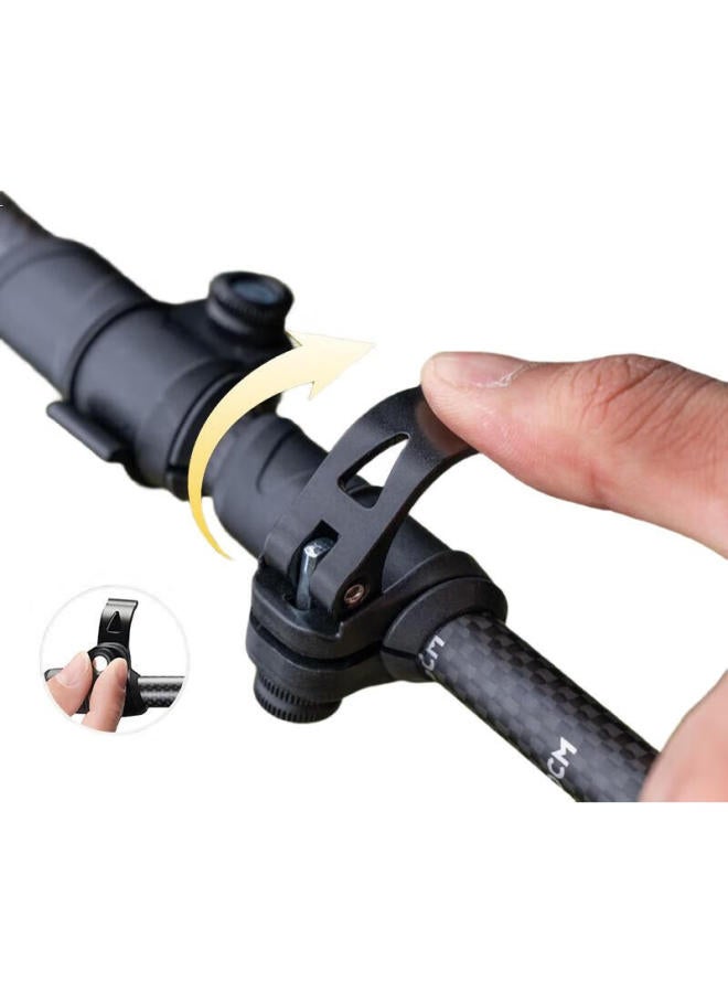 Pelliot Hiker Carbon Trekking Pole, 3K Ultra-Light, Non-Slip, Telescopic, Foldable, Climbing Stick, 16403602, Red - Image 3