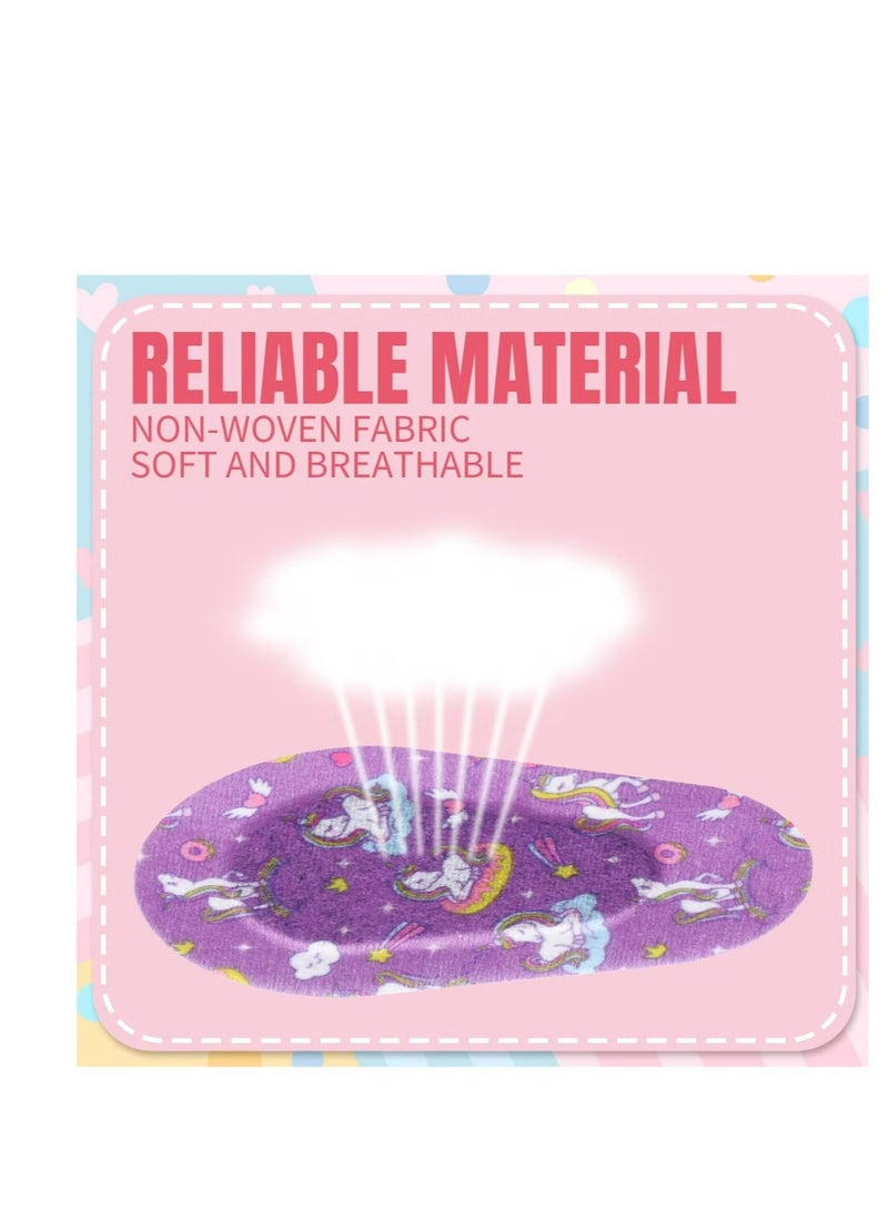 CMGTYYD Adhesive Eye Patches 45 Pcs Kids Girls Patches Toddler Bulk Patch Fabric Breathable Fun Cute Designs Cotton Bandages For Light Blocking 9 Styles  - Image 2