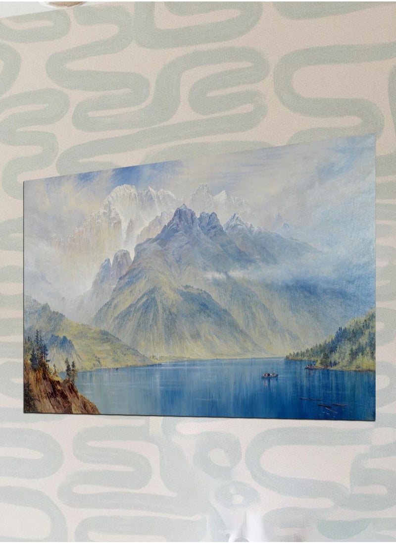 Droplyte Multicolor Mountains Painting Decorative Wall Art Wall Decor Card Board MDF Home Decor for Living Room, Drawing Room, Office Room and Bedroom 60CM x 40CM  - Image 2