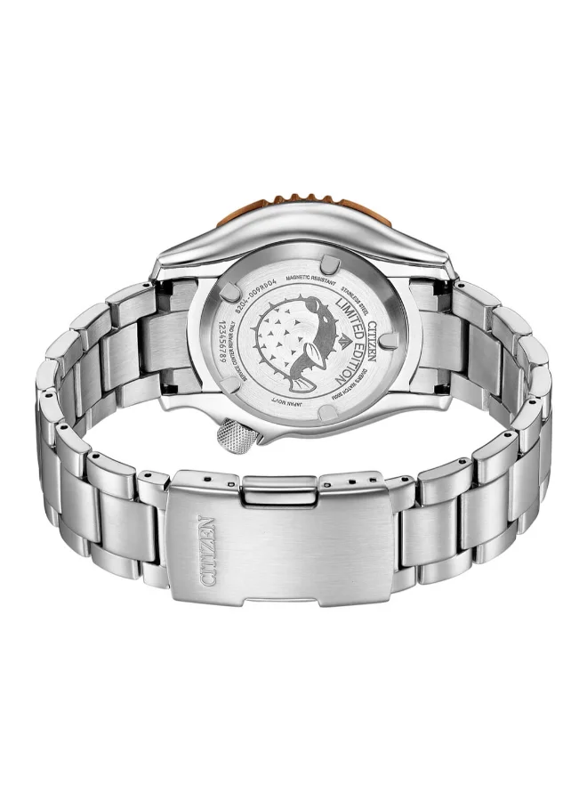 سيتيزن Men's Stainless Steel/Polyurethane Promaster Marine Watch NY0164-65X - 42 mm