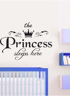 NIBEMINENT Princess Letter Pattern Decorative Wall Sticker Black 40 x 28.5cm  - Image 4