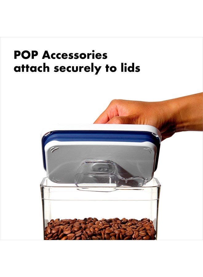 OXO OXO Good Grips POP Container - Airtight Food Storage - Mini Square Short 0.5 Qt Ideal for 1 lb of baking soda or 14 oz of grains  - Image 5