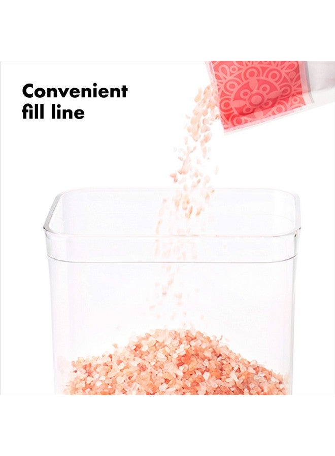 OXO OXO Good Grips POP Container - Airtight Food Storage - Mini Square Short 0.5 Qt Ideal for 1 lb of baking soda or 14 oz of grains  - Image 4