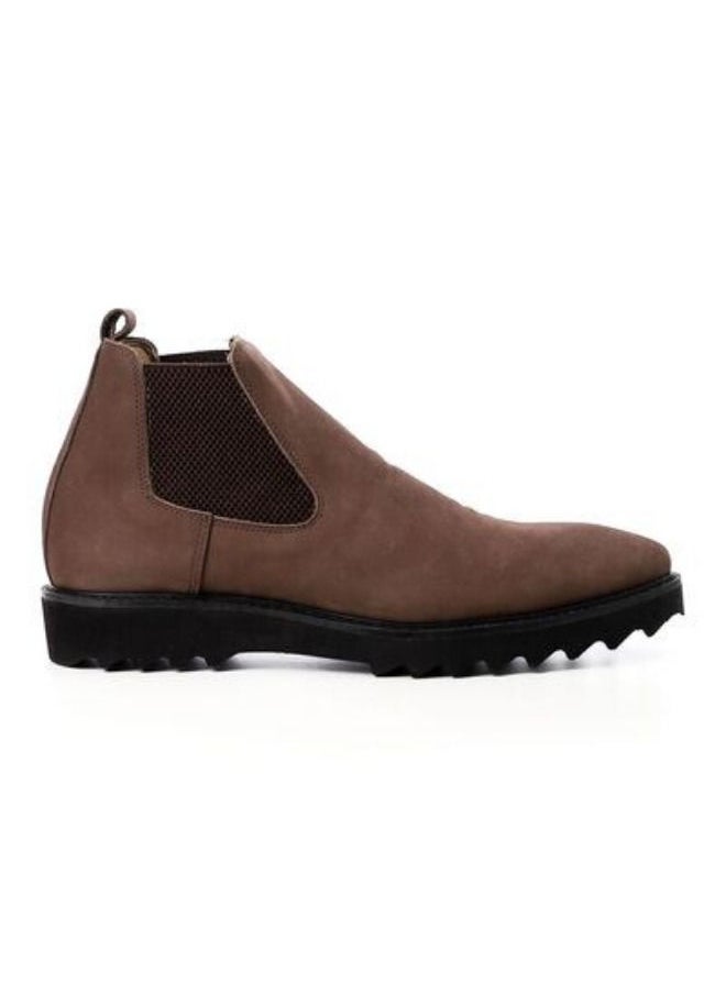 Mr.joe Genuine Leather Chelsea Boots Brown  - Image 3