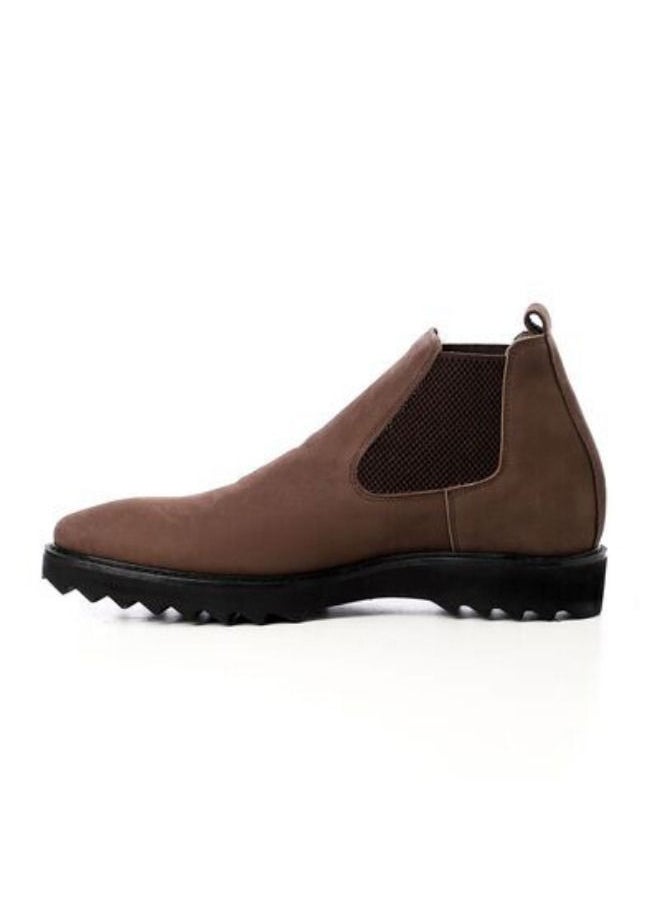Mr.joe Genuine Leather Chelsea Boots Brown  - Image 2