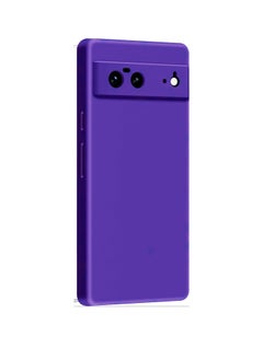 Generic For Google Pixel 6 HD Silicone Back Color Cover,Camera Protection From Shocks From TPU Compatible For Google Pixel 6 (6.4'') (Purple)  - Image 1