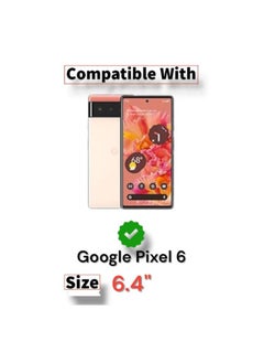 Generic For Google Pixel 6 HD Silicone Back Color Cover,Camera Protection From Shocks From TPU Compatible For Google Pixel 6 (6.4'') (Purple)  - Image 5