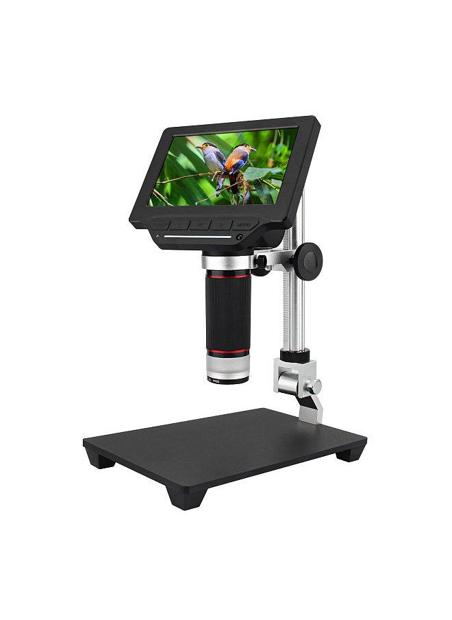 Generic - 5-inch LCD Screen Video Microscope with 32GB TF Card 1000X Microscope and Telescope 1080P with  IR Remote - Image 1