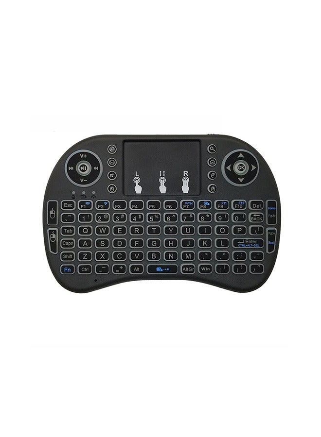 Loquat I8 Mini Wireless Keyboard 2.4G Air Mouse Remote Touchpad Use Dry Battery for Android TV Box PC Wireless Keyboard  - Image 2