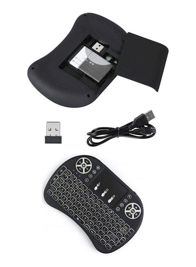 Loquat I8 Mini Wireless Keyboard 2.4G Air Mouse Remote Touchpad Use Dry Battery for Android TV Box PC Wireless Keyboard  - Image 3