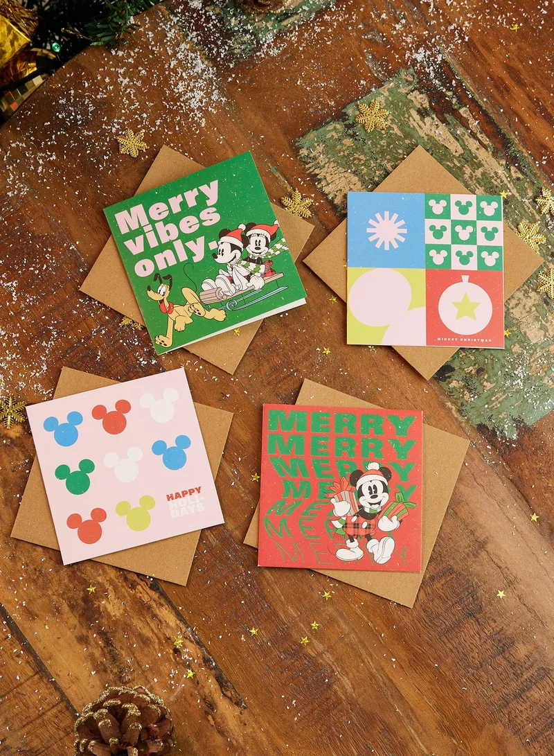 Typo Disney Mickey Mouse Christmas Card 20 Pack