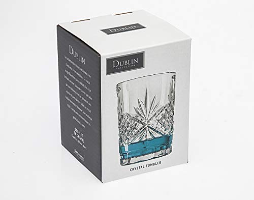 Godinger Bathroom Tumbler Cup Glass, Water Glass, Toothbrush Holder - Dublin Crystal Collection, 7oz - Image 2