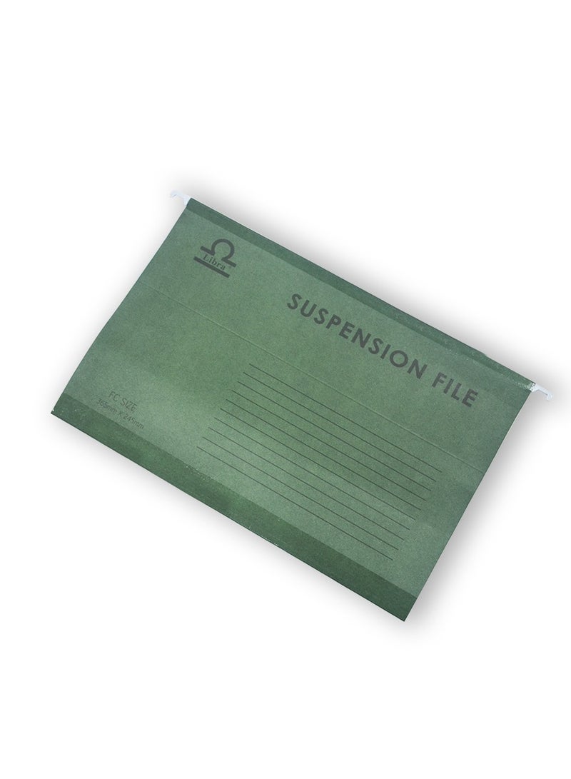 Libra Foolscap Suspension File 230gsm Green, 50pcs - Image 2
