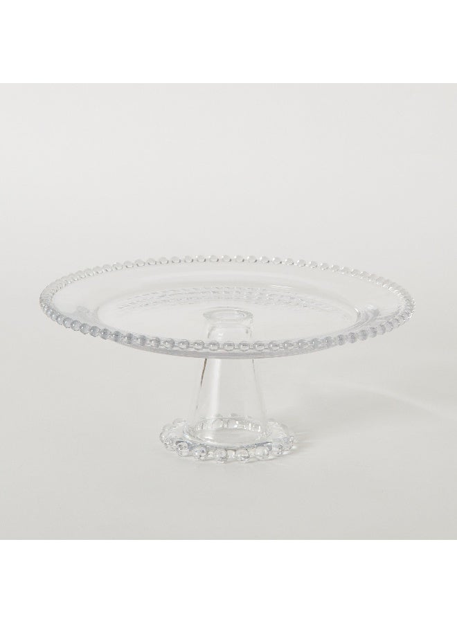Home Box Merriam Beaded Cake Stand with Pedestal 30.5 x 11.5 x 30.5 cm - Image 5