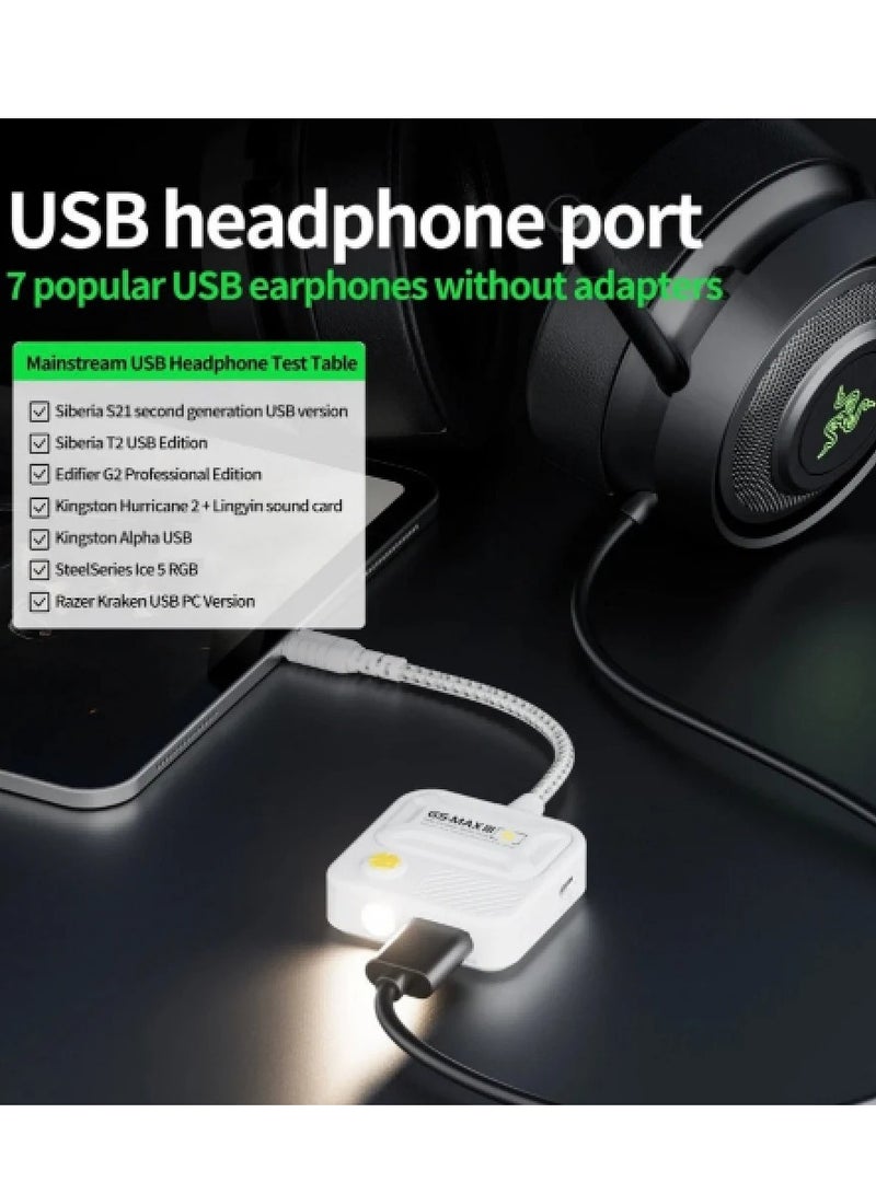 Plextone Gs Max 4 in 1 Type C to 3.5mm USB Adapter Converter 60W Earphone Pd Gaming Headset Aux Audio Adapter for Phone iPad - Image 4